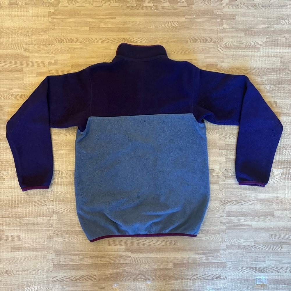 Patagonia Synchilla Snap-T Pullover Women's XS Purple Colorblock Fleece - Picture 8 of 14